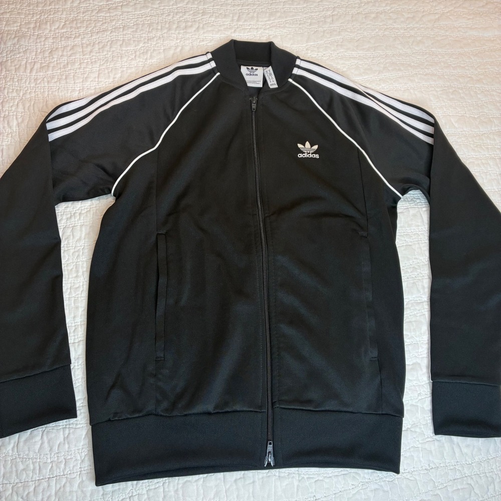 Adidas Adicolor Classics SST Track Jacket Black White Mens Sz S Athleisure *note